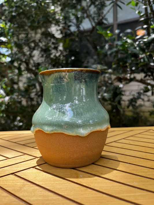 Green Wall hanging vase