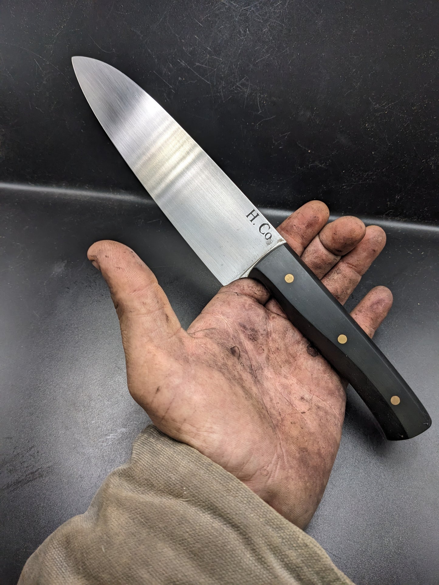 6.5" 1095 santoku