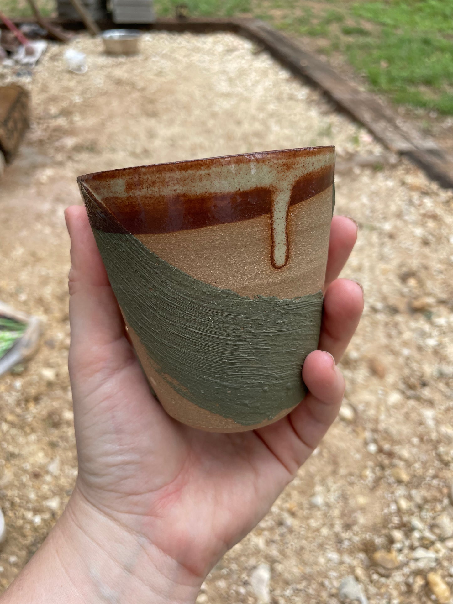 Sage Slip Latte Mugs