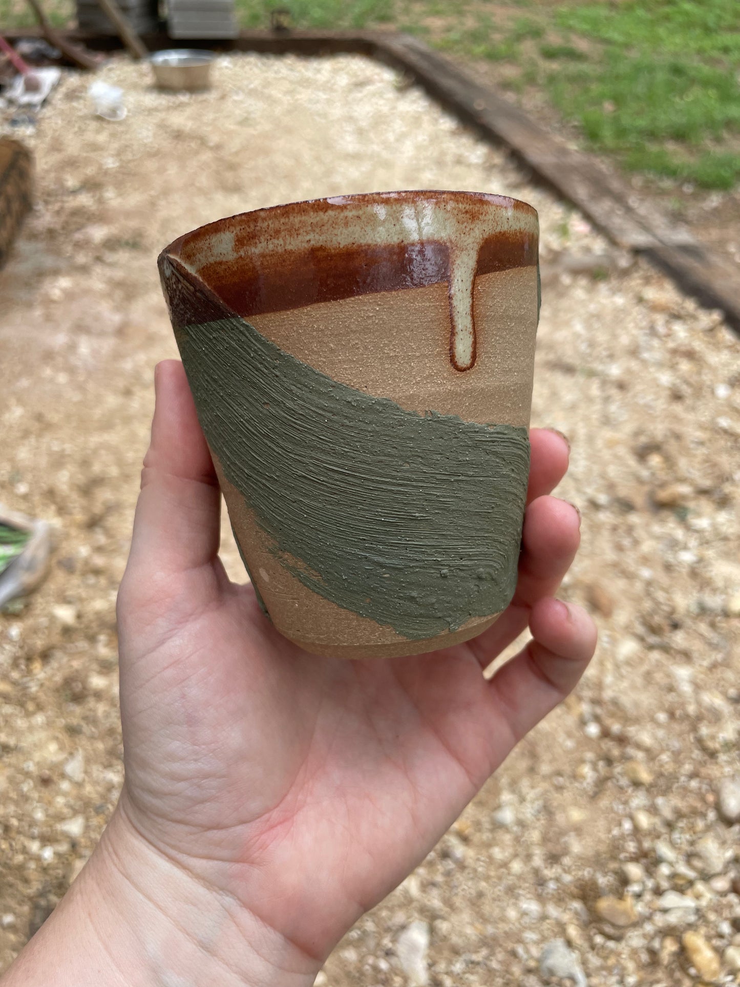 Sage Slip Latte Mugs