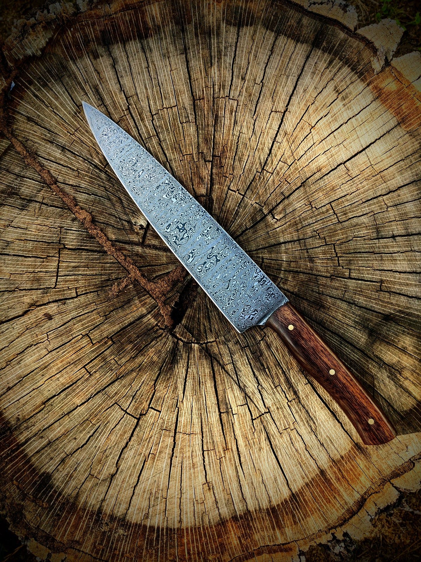 10" Damascus chefs knife