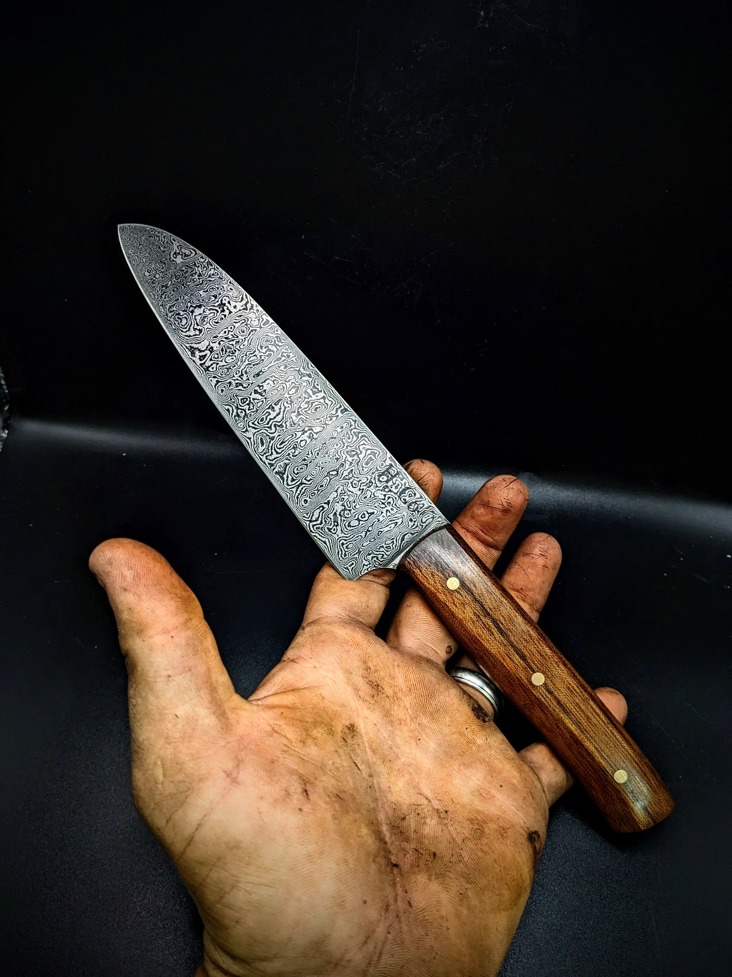 Damascus Santoku