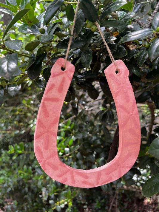 Pink on Pink Horseshoe