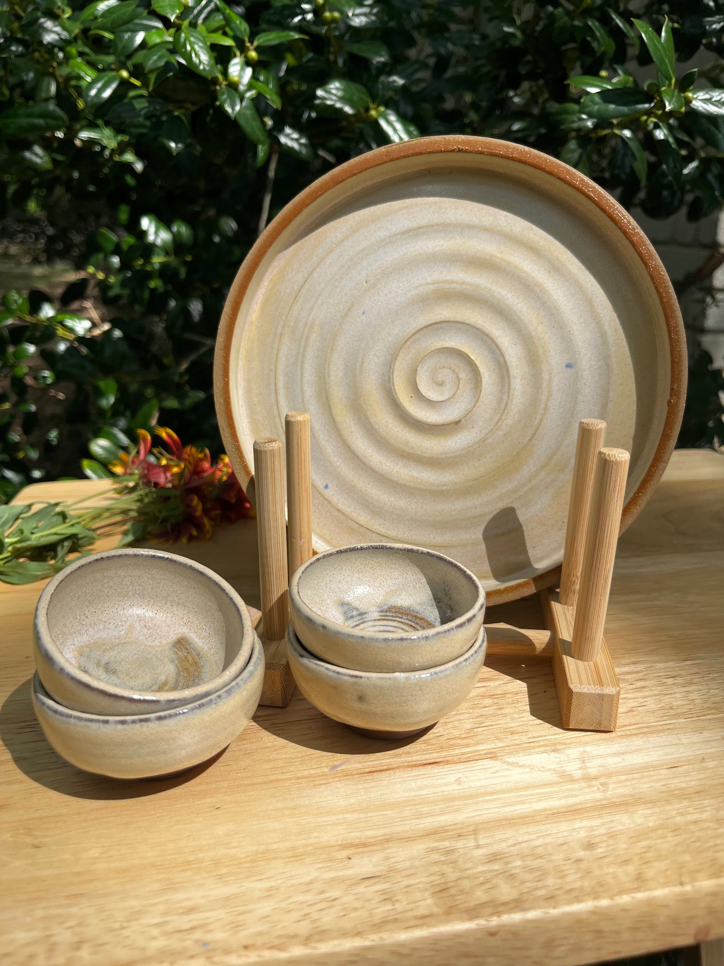 Cream Copita Set