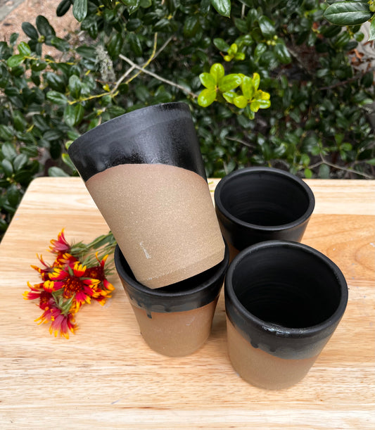 Matte Black Latte Mug