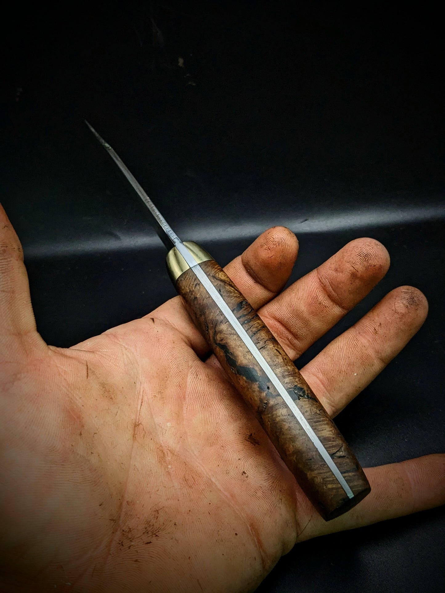 Cable Damascus clip point